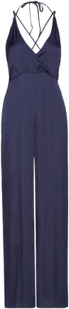 Barba Bottoms Jumpsuits Blue Max&Co.