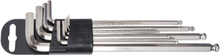 Unior Insexnyckelsats 1,5 - 10 mm, L-form, Kulände