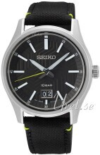 Seiko SUR517P1 Classic Musta/Tekstiili Ø40 mm