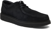 Eilo Vibram Low - Black Suede Low-top Sneakers Black Garment Project