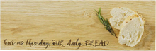 Scottish Made - Skjærebrett eik daily bread 45x15 cm