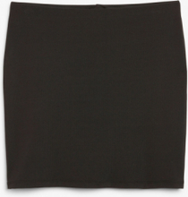 Low waist mini skirt - Black
