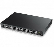 Zyxel GS1900-48HPv2, 48-port + 2 SFP GbE L2 Smart Switch,Rackmount, 170W PoE+