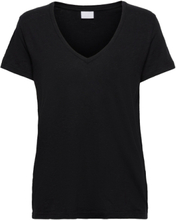 2Nd Beverly Tops T-shirts & Tops Short-sleeved Black 2NDDAY