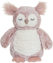 Owl, Tove, Pink Toys Soft Toys Stuffed Animals Pink Teddykompaniet