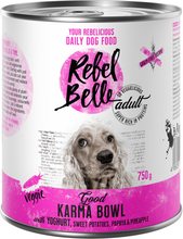 5 + 1 gratis! Rebel Belle Hundefutter 6 x 375 g / 750 g - Veggie: Adult Good Karma Bowl 6 x 750 g