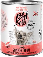 5 + 1 gratis! Rebel Belle Hundefutter 6 x 375 g / 750 g - Veggie: Adult Tasty Summer Bowl 6 x 750 g