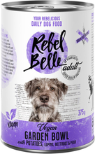 5 + 1 gratis! Rebel Belle Hundefutter 6 x 375 g / 750 g - Vegan: Adult Vegan Garden Bowl 6 x 375 g