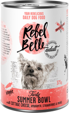 5 + 1 gratis! Rebel Belle Hundefutter 6 x 375 g / 750 g - Veggie: Adult Tasty Summer Bowl 6 x 375