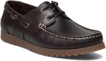 Barbour Seeker Designers Boat Shoes Brown Barbour