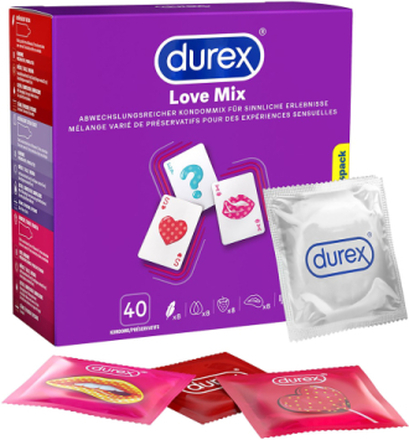 Durex: Love Mix Condoms, 40-pack