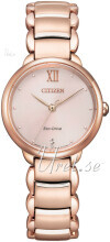 Citizen EM0922-81X Elegance Rosegullfarget/Rose-gulltonet stål Ø28 mm