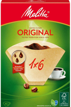 Melitta: Kaffefilter 1X6 40pack (Obs 8 dfp)