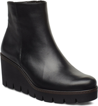 Wedge Ankle Boot Shoes Boots Ankle Boots Ankle Boots With Heel Black Gabor