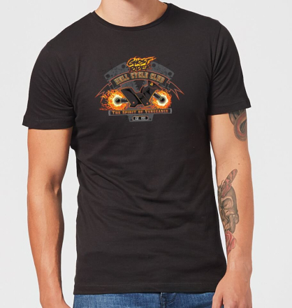 Marvel Ghost Rider Hell Cycle Club Männer T-Shirt – Schwarz - L