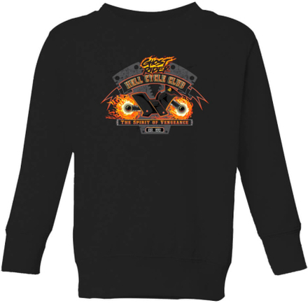 Marvel Ghost Rider Hell Cycle Club Kids' Sweatshirt - Black - 3-4 Years - Black