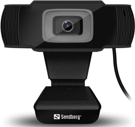Sandberg USB Webcam 480p@30fps m. Mikrofon - Sort