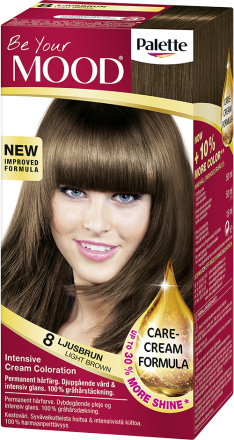 MOOD Hair Colour 4 in 1 No. 8 Light Brown
