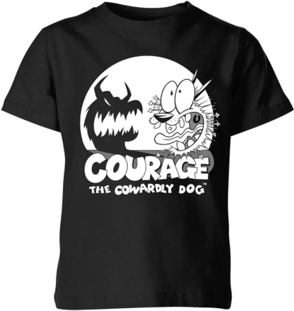 Courage The Cowardly Dog Spotlight Kids' T-Shirt - Black - 11-12 Years - Black