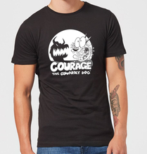 Courage The Cowardly Dog Spotlight Men's T-Shirt - Black - S