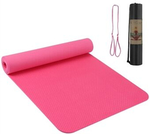Yoga Mat 72.05×24.01in Anti-slip Exercise Mat for Fitness Workouts with Carrying Strap and Storage B