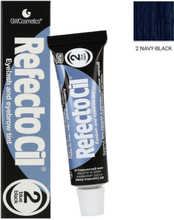 RefectoCil Navy Black No. 2 - Ögonfrans- & Brynfärgning - Blå svart