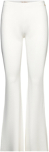 Regina Trousers Bottoms Trousers Flared White BUSNEL