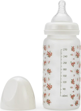 Glass Feeding Bottle - Autumn Rose Baby & Maternity Baby Feeding Baby Bottles & Accessories Baby Bottles Hvit Elodie Details*Betinget Tilbud