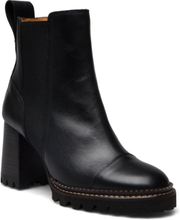 Mallory Ankle Boot Shoes Boots Ankle Boots Ankle Boots With Heel Black See By Chloé