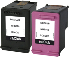 inkClub Multipack bläckpatroner - ersätter HP 302 svart & färg MHB8-2 ersätter X4D37AE