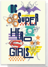 DC Super Hero Girls Greetings Card - Standard Card