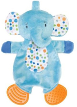 Manhattan Toy knuffel olifant junior 22,86 cm pluche blauw