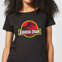 Classic Jurassic Park Logo Women's T-Shirt - Black - S