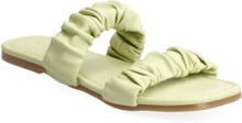 Pclena Sandal Platta Sandaler Green Pieces