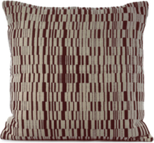 C/C 50X50 Brown-White Manhattan Home Textiles Cushions & Blankets Cushion Covers Brown Ceannis