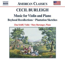 Burleigh, Cecil: Music For Violin & Piano