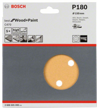 Slippapper för excenterslip 150 mm Bosch Best 5-pack