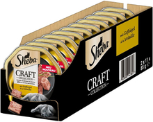 Sheba Craft Collection Schale 22 x 85 g - Pastete mit feinen Stückchen mit Geflügel