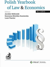 Polish Yearbook of Law and Economics. Vol. 3 (2012)