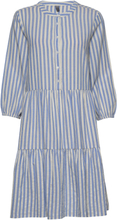 Cunoor Stripe Dress Dresses Shirt Dresses Blå Culture*Betinget Tilbud