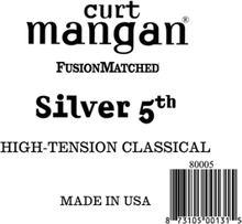 Curt Mangan 80005 løs silver-wound 5th spansk gitarstreng, high-tension