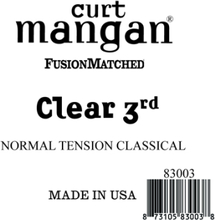 Curt Mangan 83003 løs nylon 3rd spansk guitarstreng, normal-tension