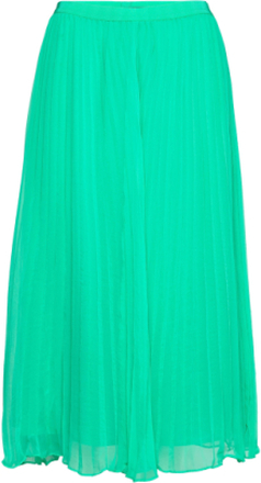 Ella Pleated Skirt Skirts Pleated Skirts Grønn French Connection*Betinget Tilbud
