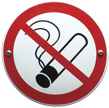 Bord verboden te roken