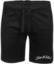 Looney Tunes That's All Folks Embroidered Unisex Jogger Shorts - Black - XL