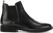 Ralph Lauren Leather Chelsea Boots Black