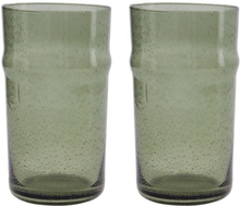 House Doctor - Rain glass 47 cl 2 stk grønn