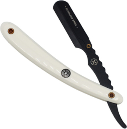 Parker Srwba - White Abs Handle Clip Type Black Blade Holder Barber/Straight Razor Beauty Men Shaving Products Razors Multi/patterned Parker