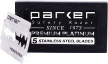 "Parker Premium Platinum Double Edge Blades - 100 Ct Beauty Men Shaving Products Silver Parker"