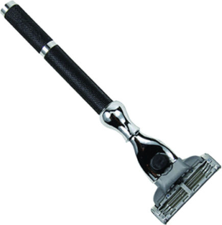 Parker 42M - Black & Chrome Mach 3 Compatible Handle Razor Beauty MEN Shaving Products Razors Svart Parker*Betinget Tilbud